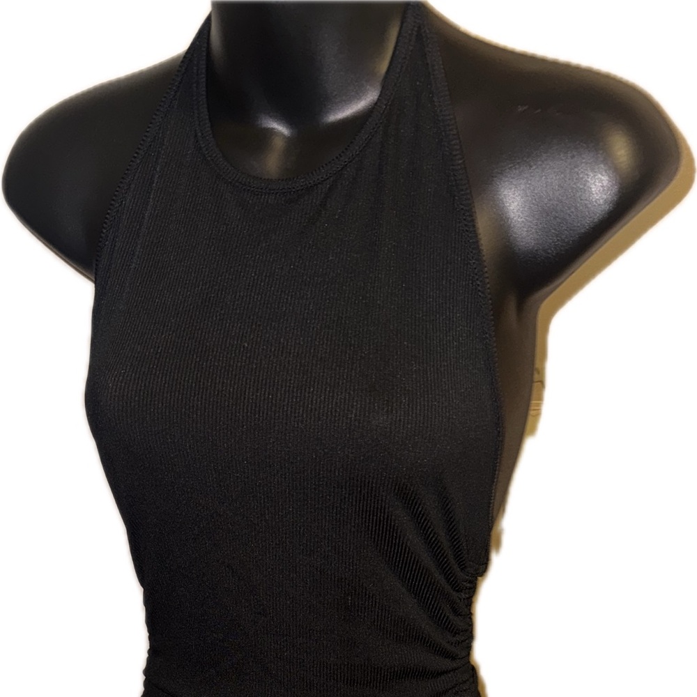 Women’s cute sexy midi black dress